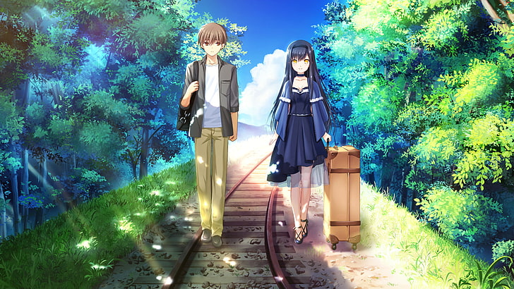 Anime, Summer Pockets, Hukushima Kamome, HD wallpaper