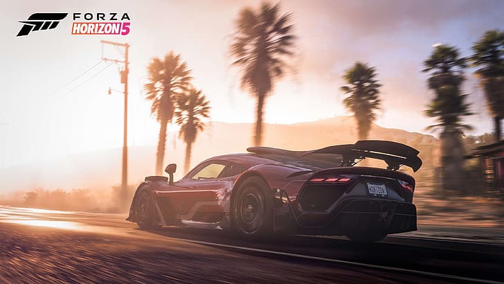Forza Horizon 5, Mercedes AMG Project ONE, solnedgång, Mexiko, HD tapet