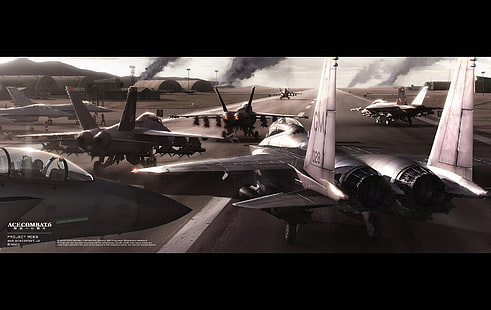Ace Combat, Ace Combat 6: Огни освобождения, видеоигры, HD обои HD wallpaper