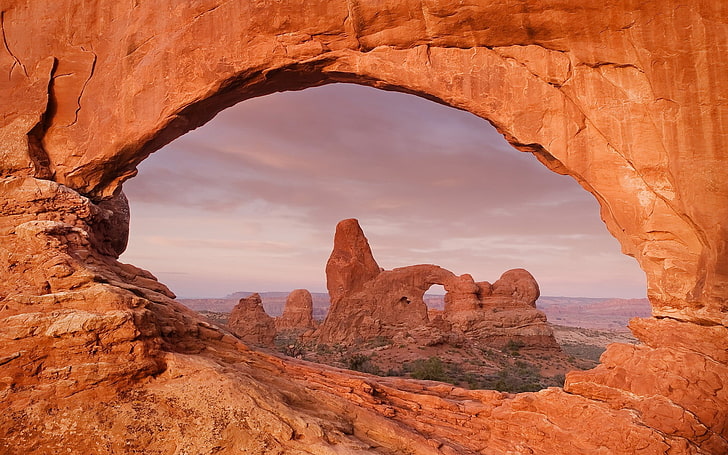 Empfindlicher Bogen, Nationalpark Utah, Natur, Landschaft, Wüste, Felsen, Sandstein, HD-Hintergrundbild