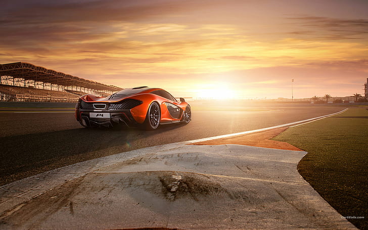 McLaren P1 Rennstrecke Sonnenlicht Sonnenuntergang HD, Autos, Sonnenuntergang, Sonnenlicht, Rennen, Strecke, mclaren, p1, HD-Hintergrundbild