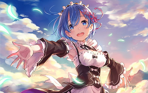 Rezero начало жизни в другом мире, HD обои HD wallpaper