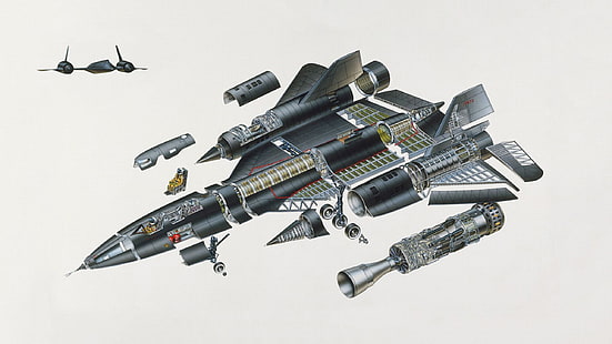 Lockheed Sr 71 Amsel, HD-Hintergrundbild HD wallpaper