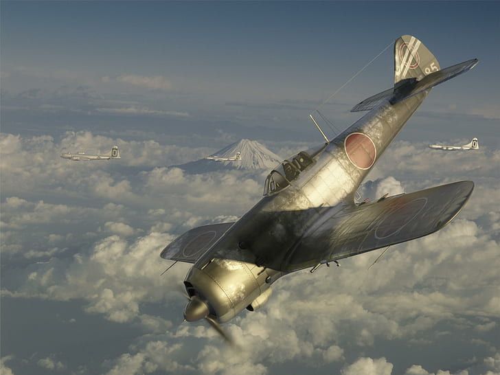 طائرات الحرب العالمية الثانية والطائرات والطائرات والحرب العالمية الثانية، خلفية HD