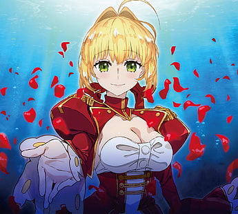 Fate Series, Fate/Extra, Nero Claudius, Red Saber, HD wallpaper HD wallpaper