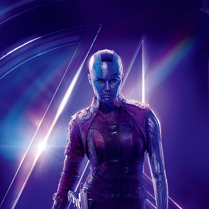 Nebula, 4K, Avengers: Infinity War, 5K, Karen Gillan, Sfondo HD