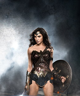 Wonder Woman, Wonder Woman, Gal Gadot, Batman v Superman, HD тапет HD wallpaper