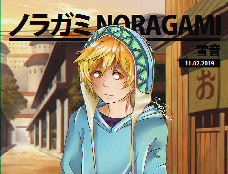 أنيمي ، Noragami ، شقراء ، هات ، Yukine (Noragami)، خلفية HD