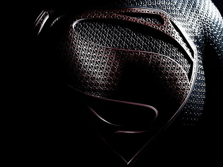 Logotipo de Superman, Superman, Hombre de acero, Logotipo de Superman, Fondo de pantalla HD