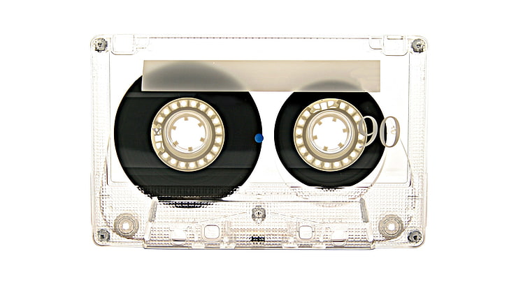 Cassette audio et cassette claire et noire, Fond d'écran HD