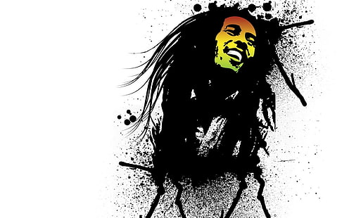 Bob Marley, รอยยิ้ม, ใบหน้า, เดรดล็อกส์, เสื้อเชิ้ต, วอลล์เปเปอร์ HD HD wallpaper