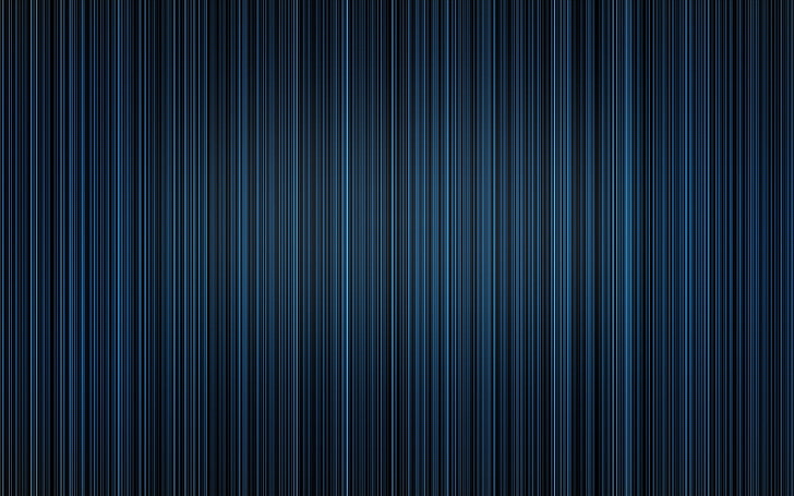 ilustrasi seni abstrak bergaris-garis biru, garis-garis, vertikal, bayangan, warna, Wallpaper HD