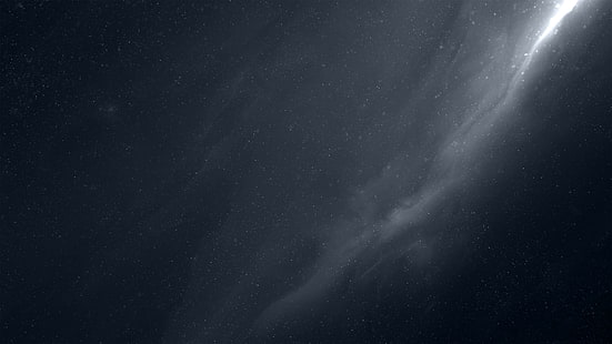 fondo de pantalla digital del fenómeno del cielo, arte de fantasía, arte digital, obra de arte, ciencia ficción, estrellas, galaxia, nubes, nebulosa, oscuro, Fondo de pantalla HD HD wallpaper