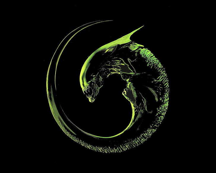Alien-Logo, Alien (Film), Aliens, Xenomorph, Alien 3, Filme, HD-Hintergrundbild