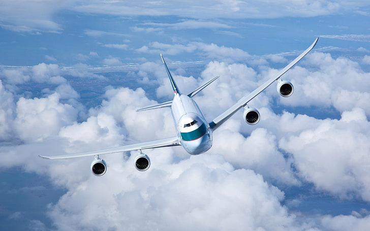 Cathay Pacific Airways, biały samolot pasażerski, samoloty / samoloty, samoloty komercyjne, samoloty, samoloty, Tapety HD