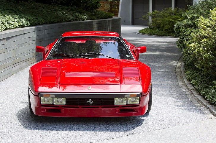 1984、288、車、フェラーリ、GTO、赤、スーパーカー、 HDデスクトップの壁紙