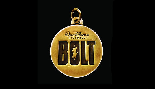 Walt Disney Bolt-logotyp, tecknade serier, tecknad film, Walt Disney, logotyp, animering, HD tapet HD wallpaper