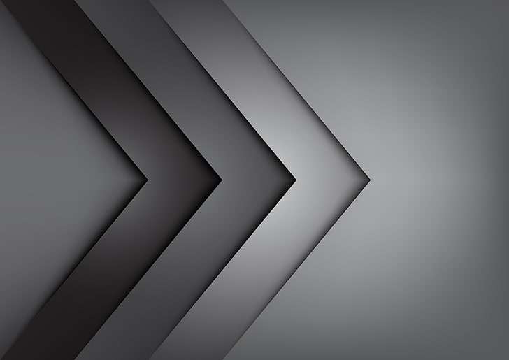 gray illustration, vector, background, geometry, shapes, HD wallpaper
