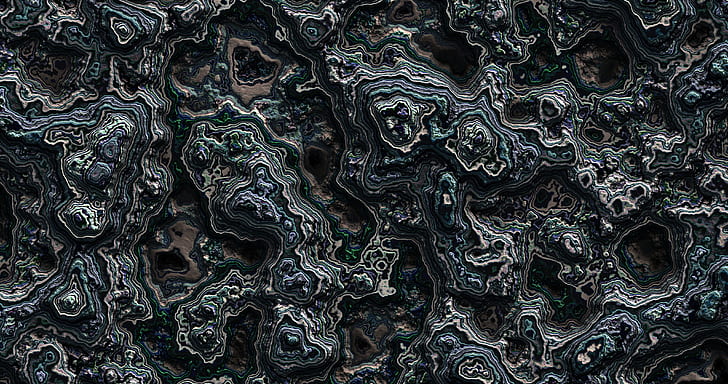 Fraktal 3D, seni digital, karya seni, abstrak, Wallpaper HD