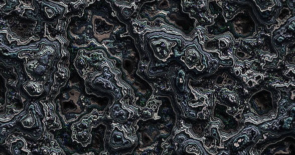 3D fractal, digital art, artwork, abstract, HD wallpaper HD wallpaper
