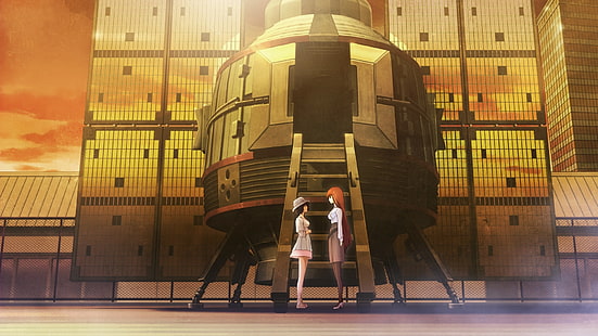 Steins gate, shiina mayuri, makise kurisu, time machine, Anime, วอลล์เปเปอร์ HD HD wallpaper