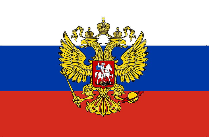 kekaisaran Rusia, Rusia, Rusia, elang, bendera, Wallpaper HD