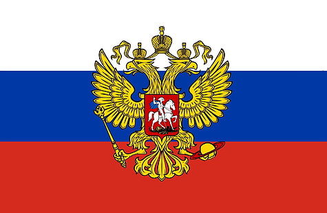ryska imperiet, Ryssland, ryska, örn, flagga, HD tapet HD wallpaper