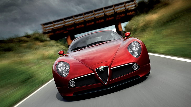 Samochód Alfa Romeo, Alfa, Romeo, Samochód, Tapety HD