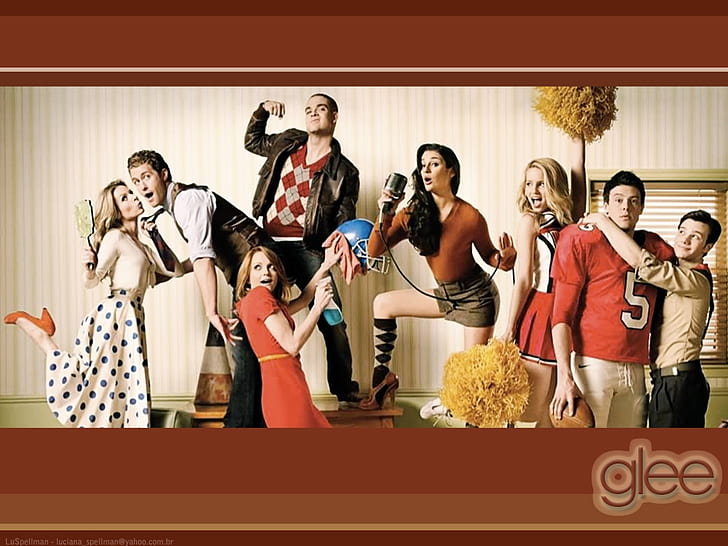 Besetzung Finn Glee Entertainment TV-Serie HD Art, Finn, Rachel, Besetzung, Glee, HD-Hintergrundbild