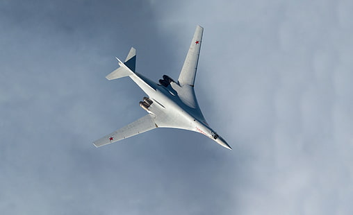 เครื่องบินทิ้งระเบิด Tupolev Tu-160 เครื่องบินเครื่องบินทิ้งระเบิดเครื่องบินรบ, วอลล์เปเปอร์ HD HD wallpaper
