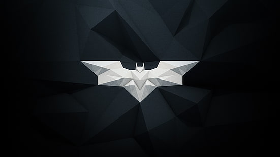 Batman-logotyp, Batman, Batman-logotyp, DC Comics, spotlights, HD tapet HD wallpaper