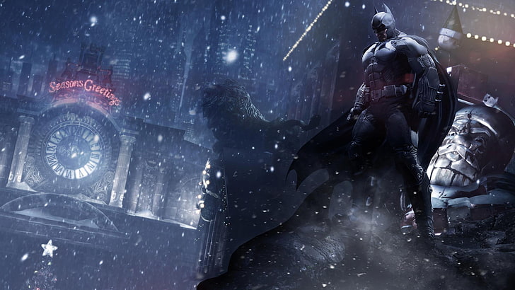 Papel de parede de DC Batman, Batman, videogames, Batman: Arkham City, Gotham City, HD papel de parede