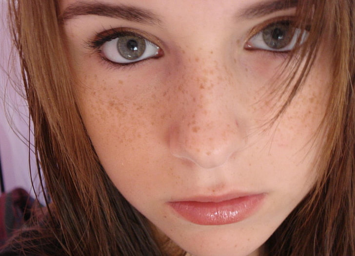 closeup freckles faces 1632x1177 HD close-up Alam Seni, close-up, bintik-bi...