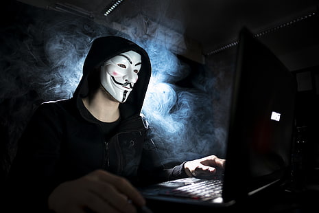 Guy Fawkes mask, människor, mask, anonym, HD tapet HD wallpaper