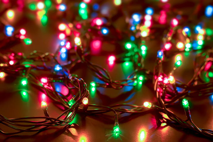 Vacaciones Navidad Luces de hadas, varios, vacaciones, navidad, luces de hadas, Fondo de pantalla HD