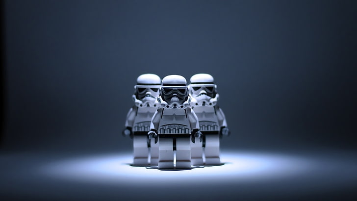 Star Wars, stormtrooper, LEGO, mainan, Wallpaper HD