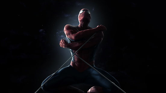 Fondo de pantalla de Marvel Spiderman, Spider-Man, Marvel Comics, Fondo de pantalla HD HD wallpaper
