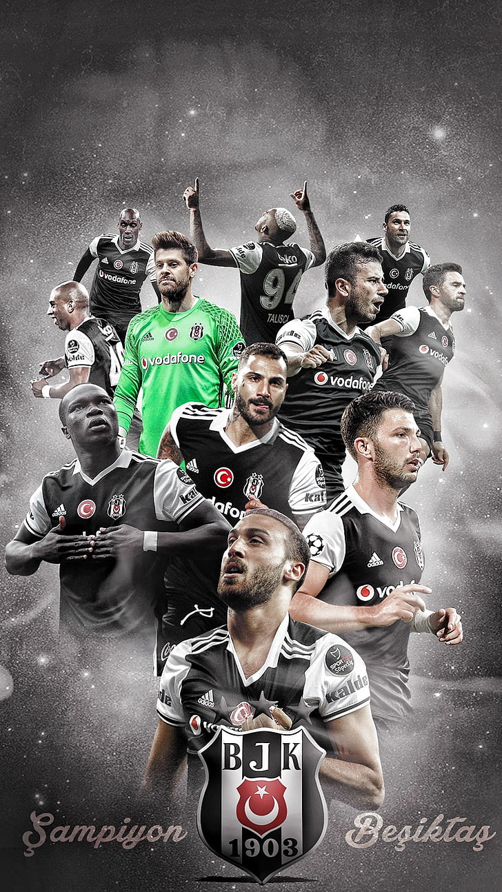 Besiktas J.K., Turkey, Turkish, soccer, sports, HD wallpaper
