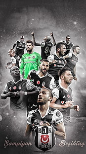 Besiktas J.K., Turkey, Turkish, soccer, sports, HD wallpaper HD wallpaper