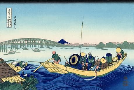 Ukiyo-e, sztuka japońska, Tapety HD HD wallpaper