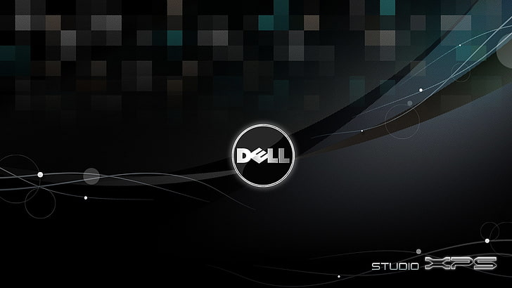 черный Dell Studio XPS digital wallpaper, Dell, компьютер, железо, HD обои