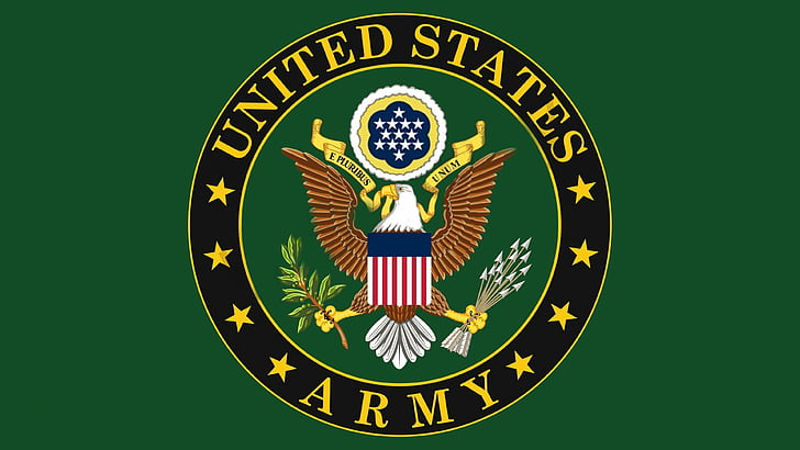 شعار جيش الولايات المتحدة ، الجيش الأمريكي ، الشعار ، النسر، خلفية HD