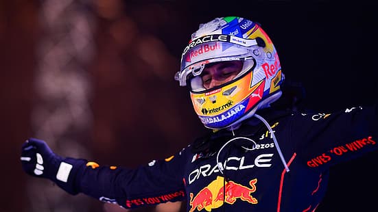  Checo, Sergio Pérez, Red Bull Racing, Formula 1, HD wallpaper HD wallpaper
