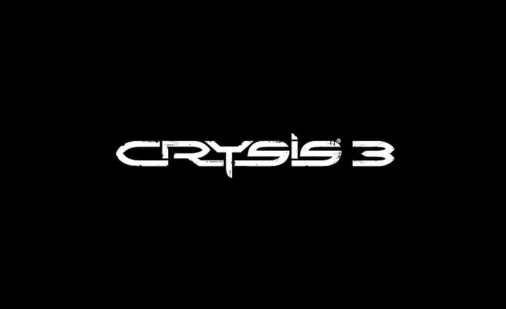 크라이시스 3, 크라이시스 3 로고, 게임, 크라이시스, 배경, 로고, 크라이시스 3, HD 배경 화면