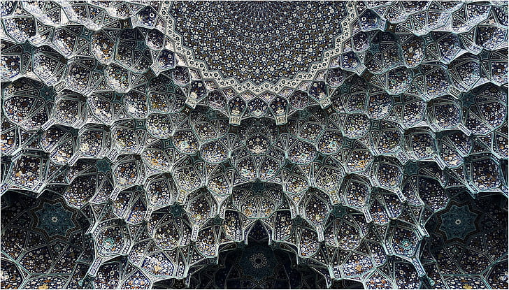 이란, 타일, 패턴, HD 배경 화면