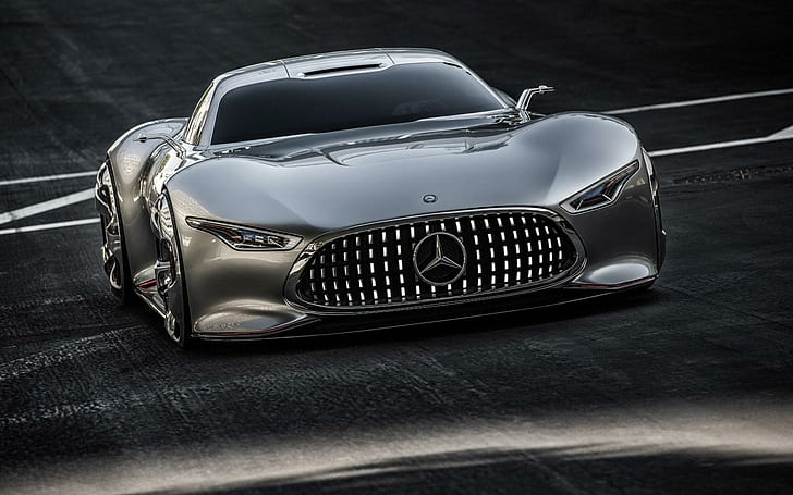 Mercedes-Benz AMG Vision Concept Car, mercedes-benz, visi, konsep, Wallpaper HD