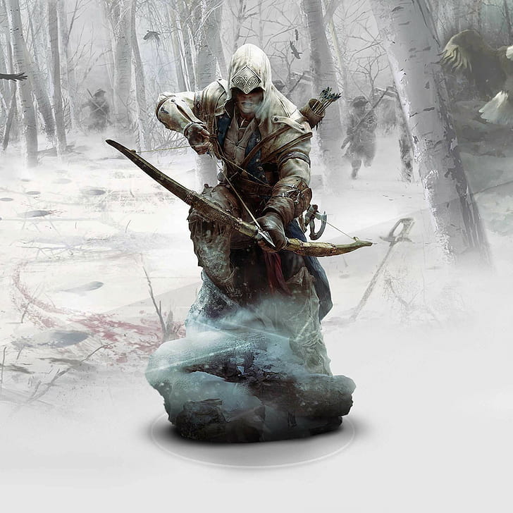 Assassins Creed 3 Connor Kenway Dom, HD tapet