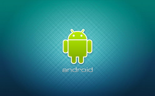 Fond d'écran publicitaire de la marque Android-Hi-Tech, illustration du logo Android vert, Fond d'écran HD HD wallpaper