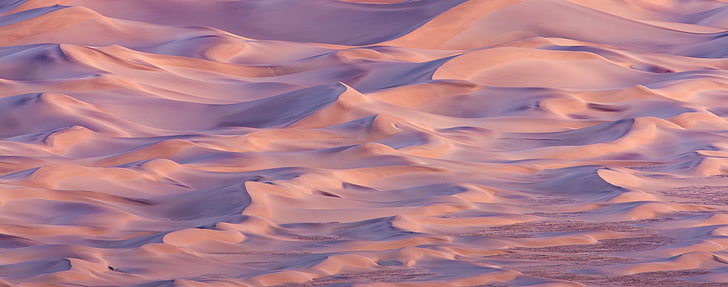 Pink Desert, brown sand, Nature, Desert, View, Pink, Sand, HD wallpaper
