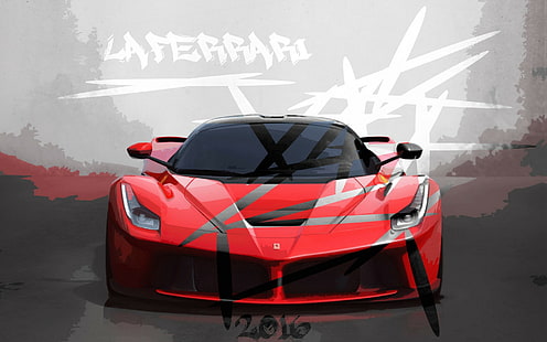 voiture, Ferrari, LaFerrari FXXK, Fond d'écran HD HD wallpaper